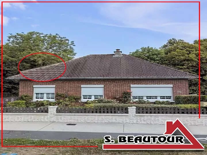 toiture beaurains cimentage dégradé risque de fuite tombé