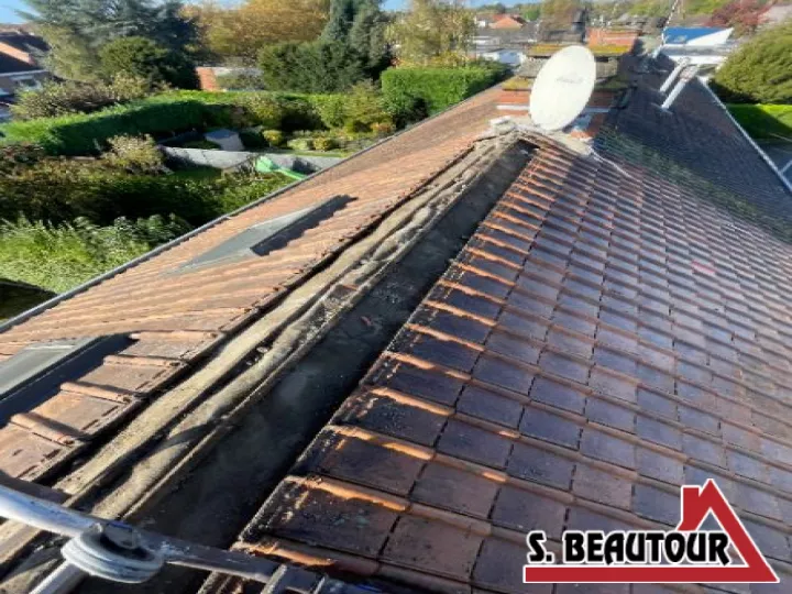  lambersart ensemble des tuiles de faîtage retirer